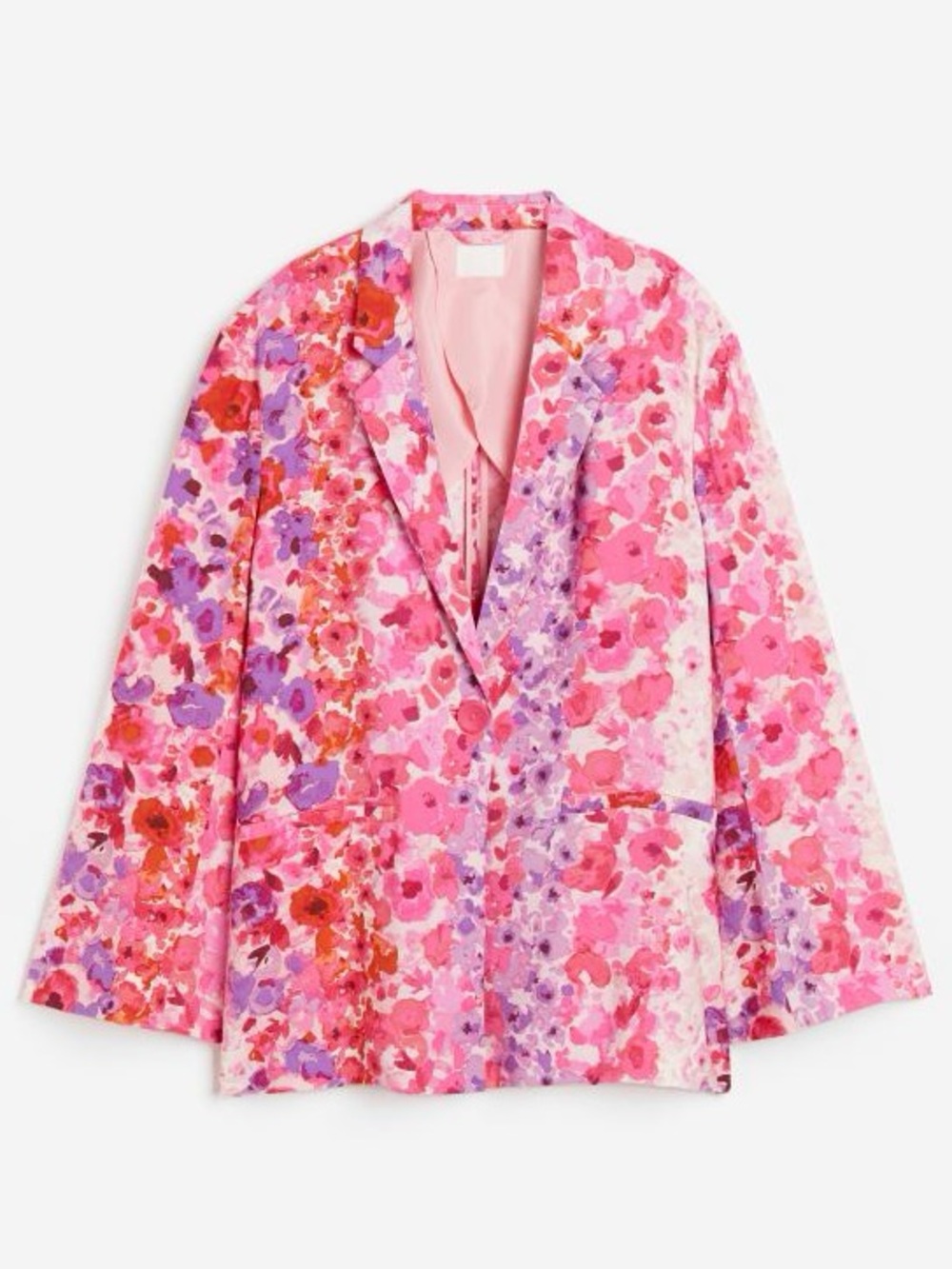 Pink floral blazer - Picture 4 of 16